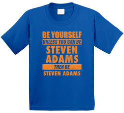 Be Yourself Unless You Can Be Steven Adams Oklahoma City Basketball Toddler Youth Kids T Shirt