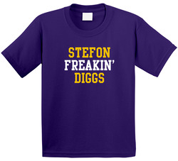 Stefon Freakin' Diggs Minnesota Football Player Cool Fan Toddler Youth Kids T Shirt