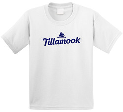 Tillamook County Creamery Best Ice Cream Brand Dessert Treat Logo Toddler Youth Kids T Shirt
