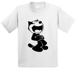 Felix The Cat Vintage Cartoon Toddler Youth Kids T Shirt