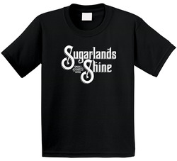 Sugarlands Shine Moonshine Whiskey Label Logo Drinking Toddler Youth Kids T Shirt