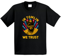 Mike Tomlin In Tomlin We Trust Football Coach Toddler Youth Kids T Shirt