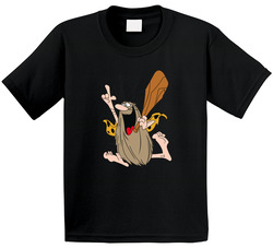 Captain Caveman Retro Cartoon Character Toddler Youth Kids T Shirt