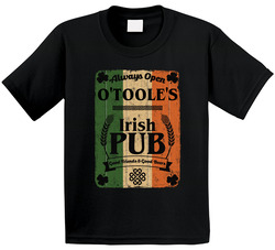 O'toole Irish Pub Sign Custom St Patricks Day Last Name Ireland Pride Toddler Youth Kids T Shirt