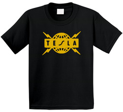 Tesla Music 80s Rock Band Toddler Youth Kids T Shirt