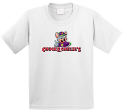 Chuck E Cheese Restaurant Playground Mascot Toddler Youth Kids T Shirt