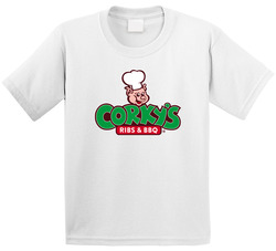 Corky's Ribs And Bbq Best Southern Restaurants Fan Toddler Youth Kids T Shirt