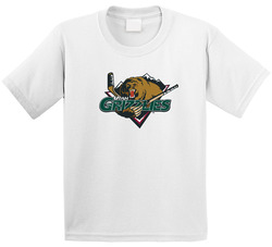 Utah Grizzlies International Hockey League Ihl Retro Sports Team Logo Toddler Youth Kids T Shirt
