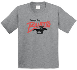 Tampa Bay Bandits Usfl Defunct Football Team Worn Look Toddler Youth Kids T Shirt