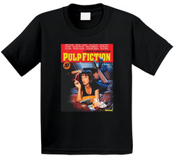 Pulp Fiction  Movie 90s Retro Movie Fan  Fan Toddler Youth Kids T Shirt