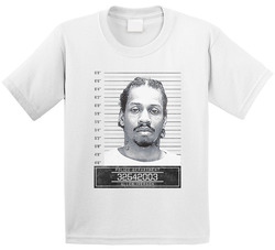 Allen Iverson Famous Sports Star Mugshot Police Department Toddler Youth Kids T Shirt