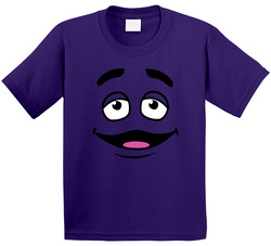 Grimace Grimus Mcdonalds Food Funny Toddler Youth Kids T Shirt