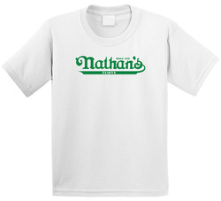 Nathans Famous Hotdogs Logo Toddler Youth Kids T Shirt