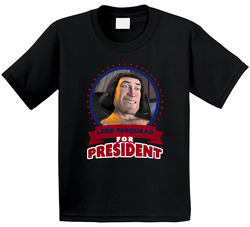 Lord Farquaad For President Greatest Villains Toddler Youth Kids T Shirt