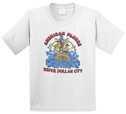 American Plunge Silver Dollar City Vintage Toddler Youth Kids T Shirt