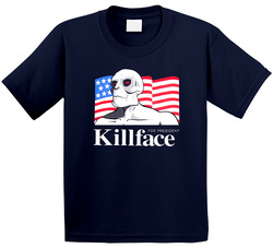 Frisky Dingo Killface For President Toddler Youth Kids T Shirt