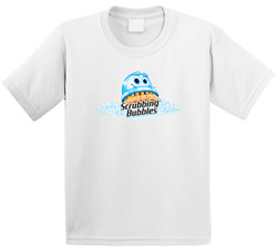 Scrubbing Bubbles Soap Cleaning Product Mascot Toddler Youth Kids T Shirt