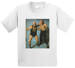 Mad Dog Vachon Baron Von Raschke Old School Pro Wrestling Duo Toddler Youth Kids T Shirt