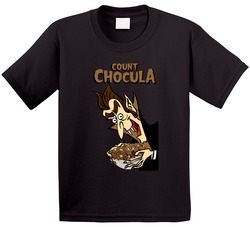 Count Chocula Cereal Toddler Youth Kids T Shirt