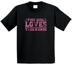 This Girl Thumbs Taekwondo Favorite Sport Toddler Youth Kids T Shirt