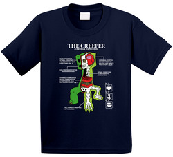 Minecraft Creeper Creepus Explodus Pc Game Toddler Youth Kids T Shirt