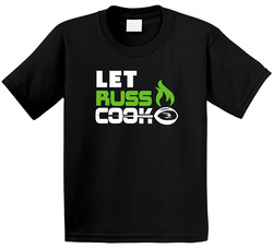 Let Russ Cook Russell Wilson Seattle Football Fan Toddler Youth Kids T Shirt