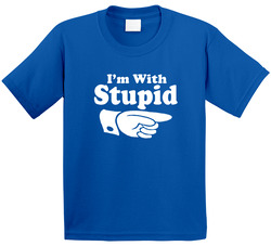 Im With Stupid Geico Manatee Commercial Funny Toddler Youth Kids T Shirt