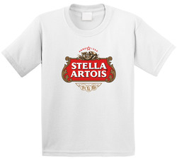Stella Artois Cool Brewery Beer Alcohol Logo Toddler Youth Kids T Shirt