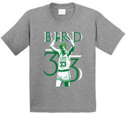 Larry Bird 33 Basketball Toddler Youth Kids T Shirt