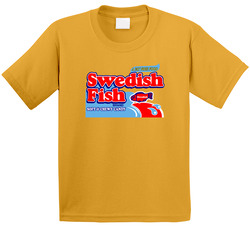 Swedish Fish Soft And Chewy Candy Toddler Youth Kids T Shirt