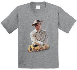 Cheyenne Retro 50s Tv Show Poster Vintage Unisex Toddler Youth Kids T Shirt