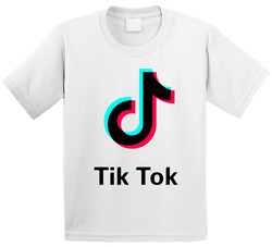 Tik Tok App Social Media Logo Halloween Toddler Youth Kids T Shirt