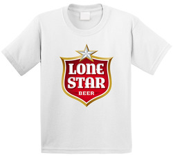 Lone Star Beer Logo Drinking Toddler Youth Kids T Shirt
