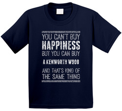 You Can't Buy Happiness Kenworth W900 Car Lover Worn Look Toddler Youth Kids T Shirt