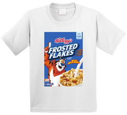 Frosted Flakes Box Greatest Cereal Of All Time Breakfast Fan Foodie Toddler Youth Kids T Shirt