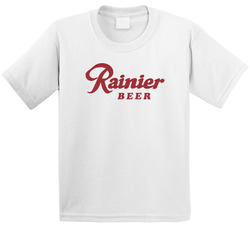 1970's Seattle Rainier Beer Logo Label Retro Classic Toddler Youth Kids T Shirt