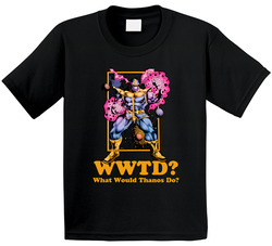Wwtd? What Would Thanos Do? Comics Toddler Youth Kids T Shirt