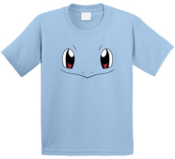 Squirtle Face Pokemon Fan Toddler Youth Kids T Shirt