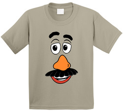 Mr Potato Head Face Couples Halloween Costume Toddler Youth Kids T Shirt