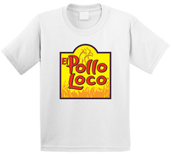 El Pollo Loco Mexican Grill Food Restaurant Logo Toddler Youth Kids T Shirt