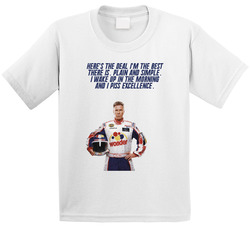 Talladega Nights Ricky Bobby I Wake Up In The Morning And I Piss Excellencequote Toddler Youth Kids T Shirt
