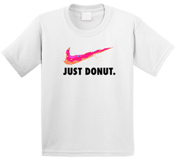 Just Donut Funny Simpsons Cartoon Just Do It Logo Toddler Youth Kids T Shirt