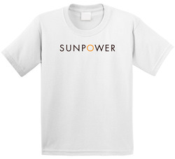 Sunpower Corporation Nasdaq Company Logo Employee Fan Toddler Youth Kids T Shirt