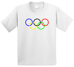Olympic Rings Toddler Youth Kids T Shirt