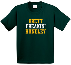 Brett Freakin' Hundley Green Bay Football Player Cool Fan Toddler Youth Kids T Shirt