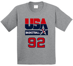 Usa Basketball Dream Team 1992 Retro Sports Fan Toddler Youth Kids T Shirt