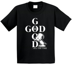 God Is Good Snoopy Toddler Youth Kids T Shirt