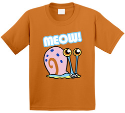 Spongebob Squarepants Gary Cartoon Toddler Youth Kids T Shirt