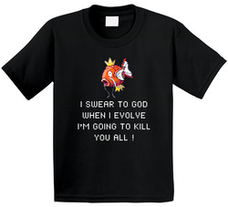 Pokemon Magikarp Evolution Funny Toddler Youth Kids T Shirt