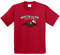 Marston And Son Hunting School Red Dead Redemption Parody Video Game Toddler Youth Kids T Shirt